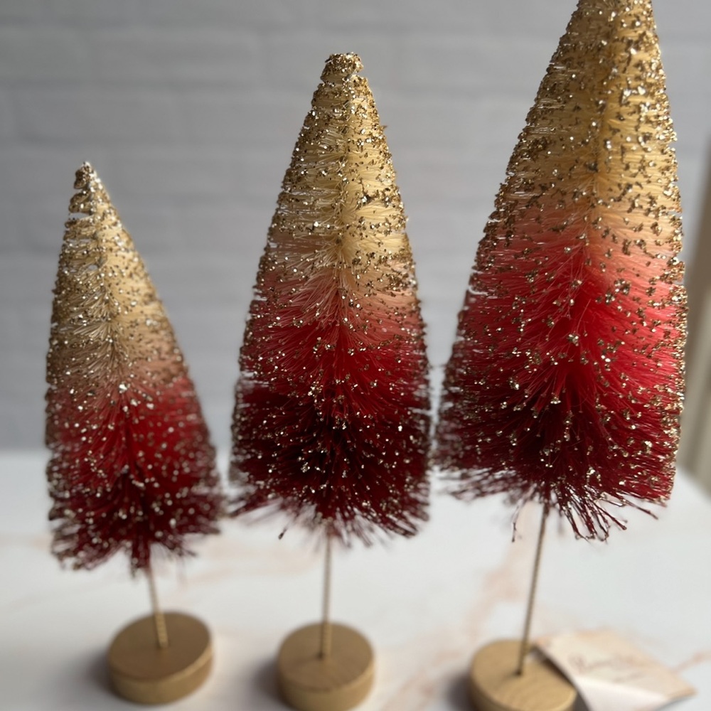 Brand new set of brush trees for Valentine’s Day